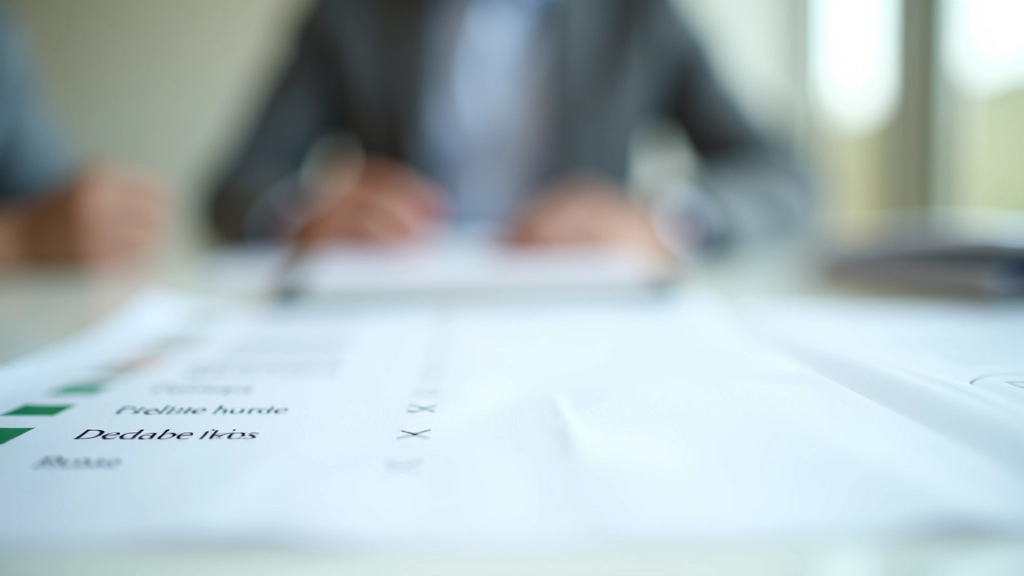 Documents showing various tax relief items and deductible expenses with checkmarks and organized filing system